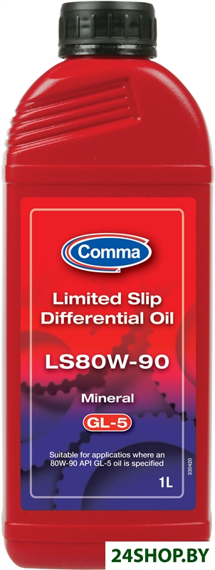 Трансмиссионное масло Comma Limited Slip Differential Oil LS80W-90 1л Трансмиссионное масло Comma Limited Slip Differential Oil LS80W-90 1л