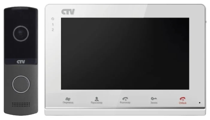 Комплект видеодомофона CTV DP2700IP NG (белый) Комплект видеодомофона CTV DP2700IP NG (белый)
