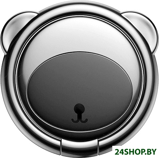 Накладка-держатель Baseus Bear Finger Metal Ring Grip Stand (черный) Накладка-держатель Baseus Bear Finger Metal Ring Grip Stand (черный)