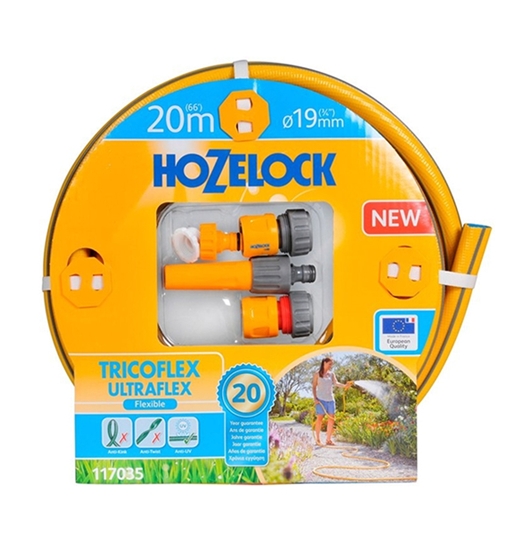 Набор для полива Hozelock Tricoflex Ultraflex starter set 20м (117035) Набор для полива Hozelock Tricoflex Ultraflex starter set 20м (117035)