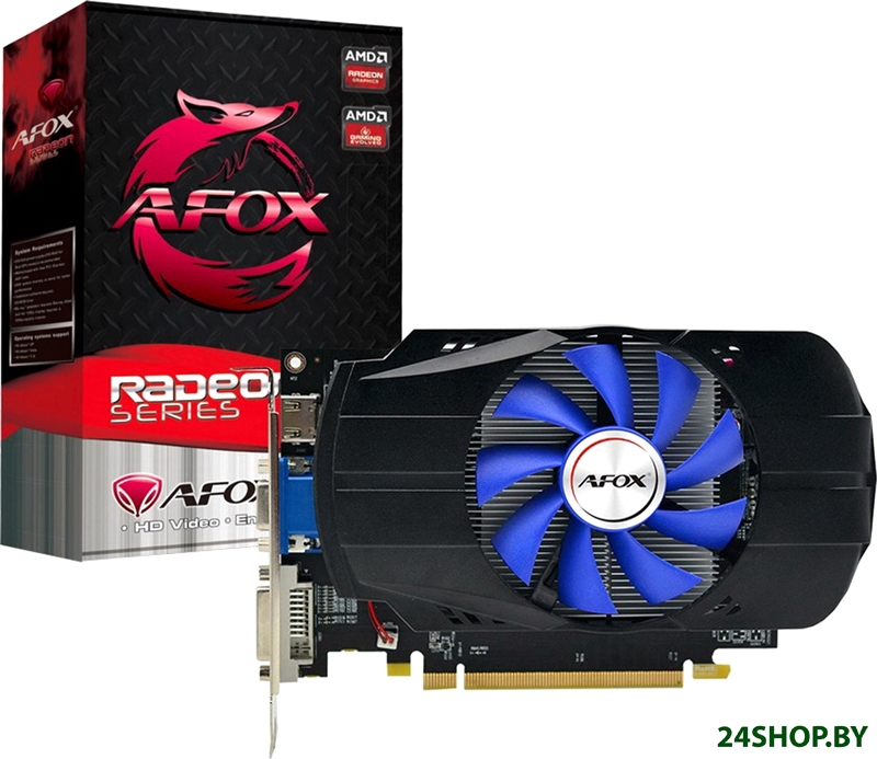 Видеокарта AFOX Radeon R7 350 2GB GDDR5 AFR7350-2048D5H4-V3 Видеокарта AFOX Radeon R7 350 2GB GDDR5 AFR7350-2048D5H4-V3