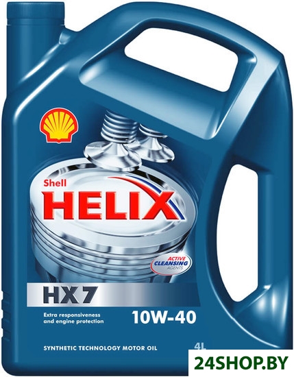 Моторное масло Shell Helix HX7 10W-40 4л Моторное масло Shell Helix HX7 10W-40 4л