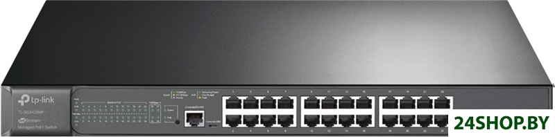 Управляемый коммутатор 2-го уровня TP-Link TL-SG3428MP V1 Управляемый коммутатор 2-го уровня TP-Link TL-SG3428MP V1