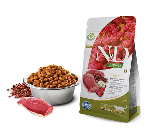 Сухой корм для кошек Farmina N and D Grain Free Urinary Duck and Cranberry Adult (0,3 кг) Сухой корм для кошек Farmina N and D Grain Free Urinary Duck and Cranberry Adult (0,3 кг)