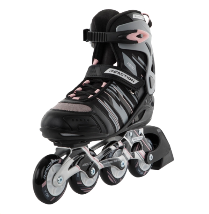Роликовые коньки Reaction S20ERERS019-AK / W7RNJKAP8I (р-р 39, серый/розовый) Роликовые коньки Reaction S20ERERS019-AK / W7RNJKAP8I (р-р 39, серый/розовый)