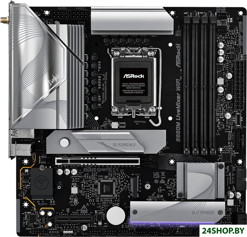 Материнская плата ASRock B860M LiveMixer WiFi Материнская плата ASRock B860M LiveMixer WiFi