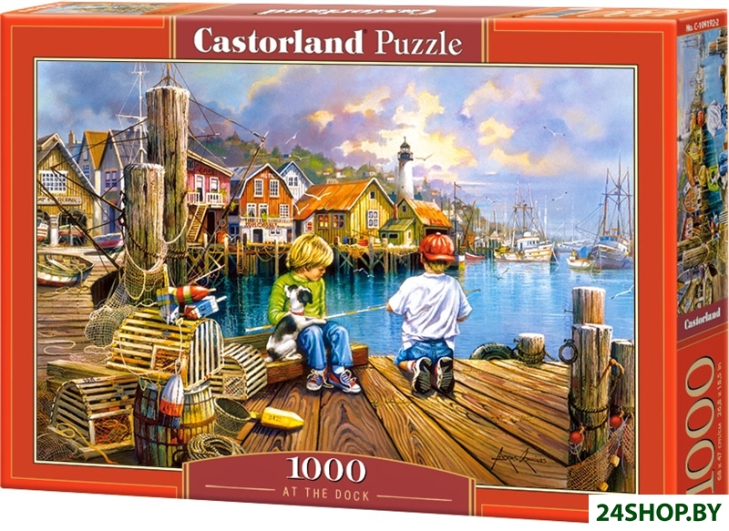 Пазл Castorland Рыбалка на пристани C-104192 Пазл Castorland Рыбалка на пристани C-104192