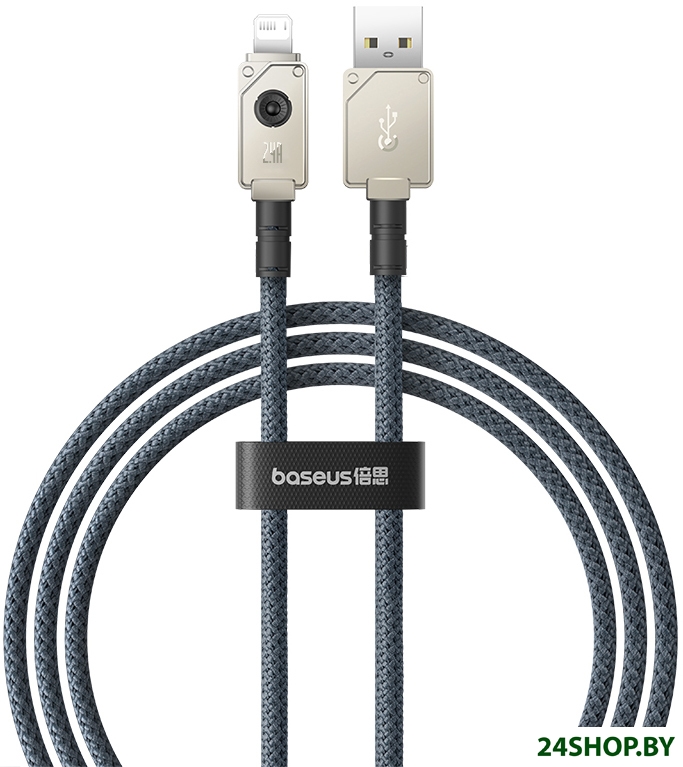 Кабель Baseus Unbreakable Series USB Type-A - Lightning (1 м, белый) Кабель Baseus Unbreakable Series USB Type-A - Lightning (1 м, белый)