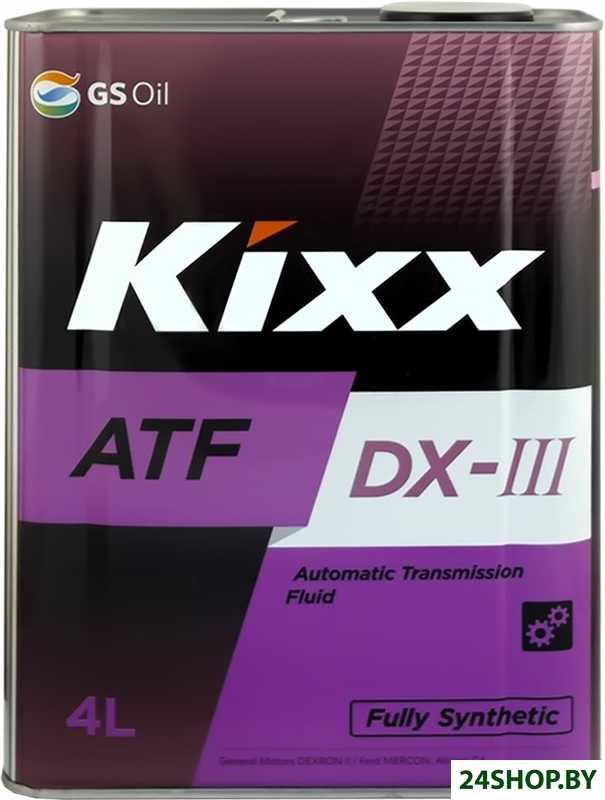 Трансмиссионное масло Kixx ATF DX-III 4л Трансмиссионное масло Kixx ATF DX-III 4л