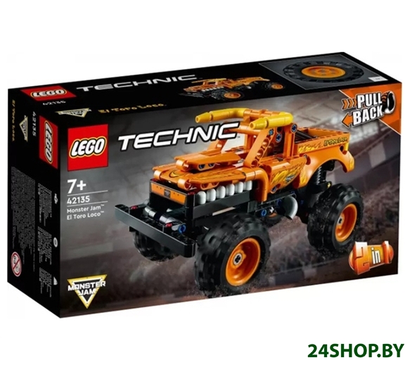 Конструктор Lego Technic Монстр-трак Monster Jam El Toro Loco 42135 Конструктор Lego Technic Монстр-трак Monster Jam El Toro Loco 42135