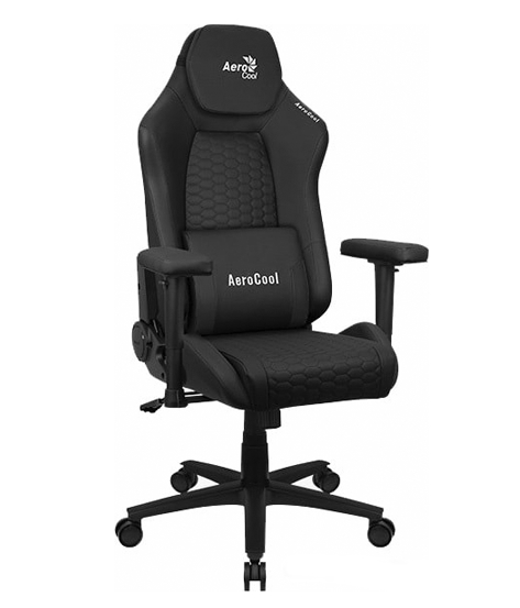 Кресло AeroCool Crown Leatherette (черный) Кресло AeroCool Crown Leatherette (черный)