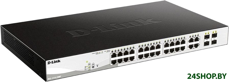 Настраиваемый коммутатор D-Link DGS-1210-28MP/F4A Настраиваемый коммутатор D-Link DGS-1210-28MP/F4A