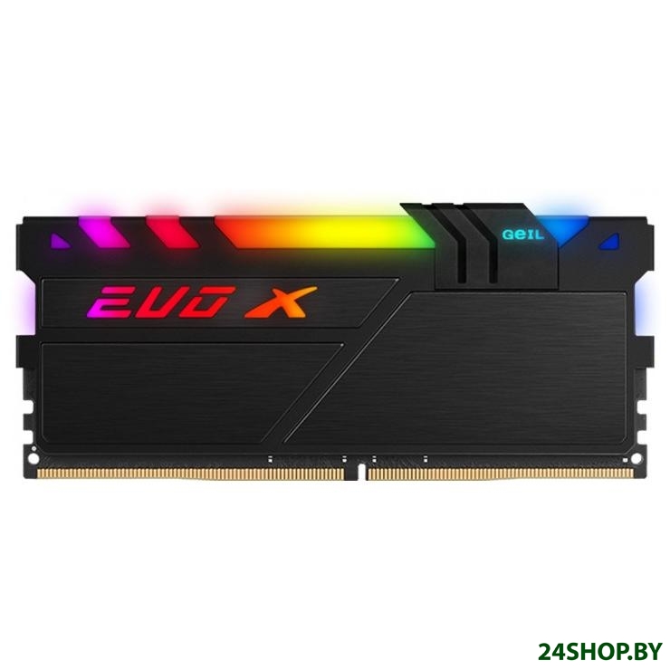 Оперативная память GeIL EVO X II 8GB DDR4 PC4-25600 GEXSB48GB3200C16ASC Оперативная память GeIL EVO X II 8GB DDR4 PC4-25600 GEXSB48GB3200C16ASC