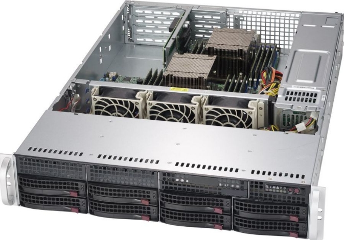 Корпус Supermicro SuperChassis CSE-825TQC-R1K03LPB 800/1000W Корпус Supermicro SuperChassis CSE-825TQC-R1K03LPB 800/1000W