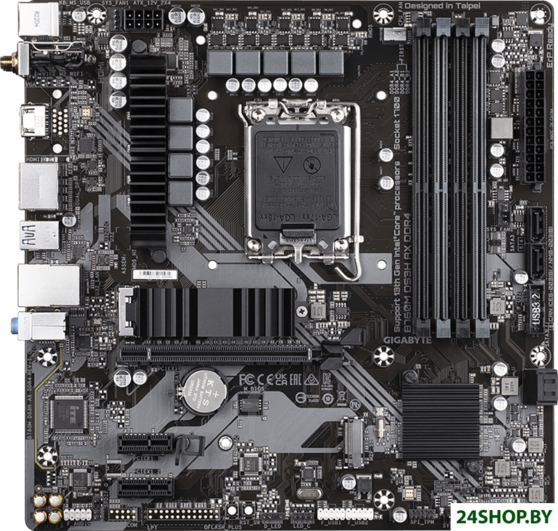 Материнская плата Gigabyte B760M DS3H AX DDR4 (rev. 1.0) Материнская плата Gigabyte B760M DS3H AX DDR4 (rev. 1.0)