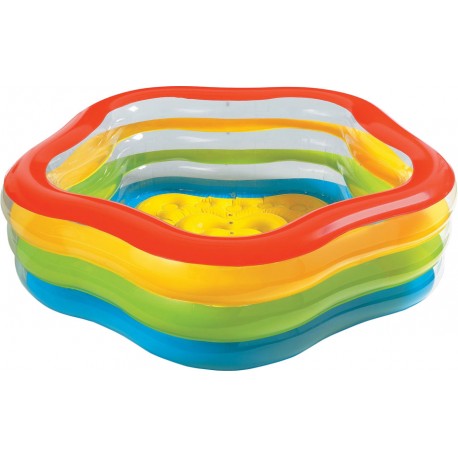 Бассейн INTEX Summer Colors 185х180х53 (56495) Бассейн INTEX Summer Colors 185х180х53 (56495)