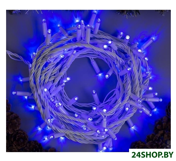 Гирлянда Luazon Нить 100 LED 10м (синий) 3584112 Гирлянда Luazon Нить 100 LED 10м (синий) 3584112