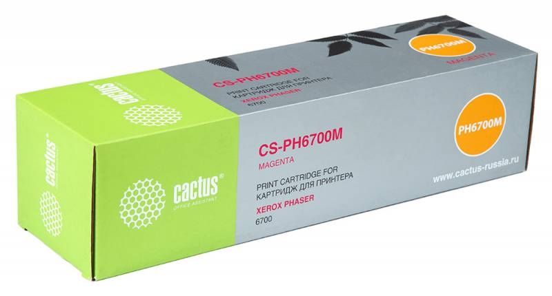 Картридж Cactus CS-PH6700M (106R01524) Картридж Cactus CS-PH6700M (106R01524)