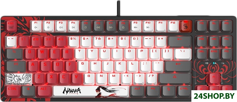 Клавиатура A4Tech Bloody S87 Naraka (Bloody BLMS Red Plus) Клавиатура A4Tech Bloody S87 Naraka (Bloody BLMS Red Plus)