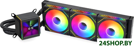 Жидкостное охлаждение для процессора Lian Li Galahad II LCD SL Infinity 360 G89.GA2ALCD36INB.00 Жидкостное охлаждение для процессора Lian Li Galahad II LCD SL Infinity 360 G89.GA2ALCD36INB.00