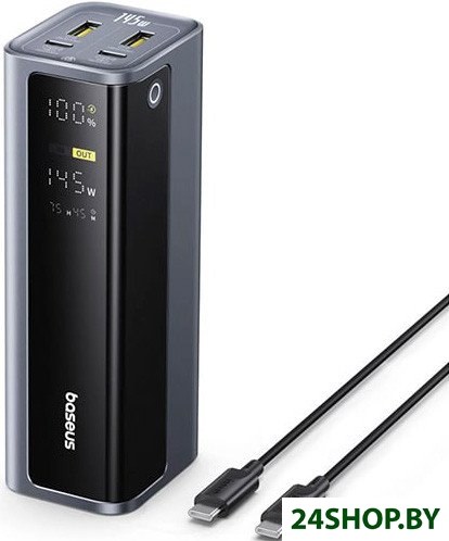 Внешний аккумулятор Baseus EnerGeek GP12 Fast Charging Power Bank with Digital Display 20800mAh 145W Внешний аккумулятор Baseus EnerGeek GP12 Fast Charging Power Bank with Digital Display 20800mAh 145W