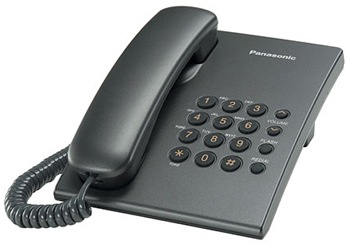 Телефонный аппарат Panasonic KX-TS2350RUT Телефонный аппарат Panasonic KX-TS2350RUT