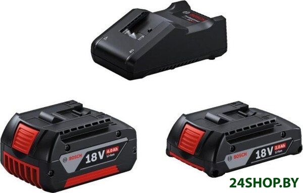 Аккумулятор с зарядным устройством Bosch 1600A01ZS9 (18В/4 Ah + 18В/2 Ah + 18В) Аккумулятор с зарядным устройством Bosch 1600A01ZS9 (18В/4 Ah + 18В/2 Ah + 18В)