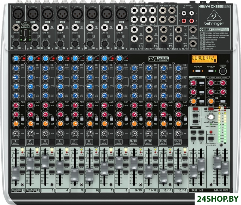Микшерный пульт Behringer Xenyx QX2222USB Микшерный пульт Behringer Xenyx QX2222USB