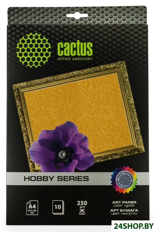 Фотобумага Cactus CS-DA425010G A4 250г/м2 10л Фотобумага Cactus CS-DA425010G A4 250г/м2 10л
