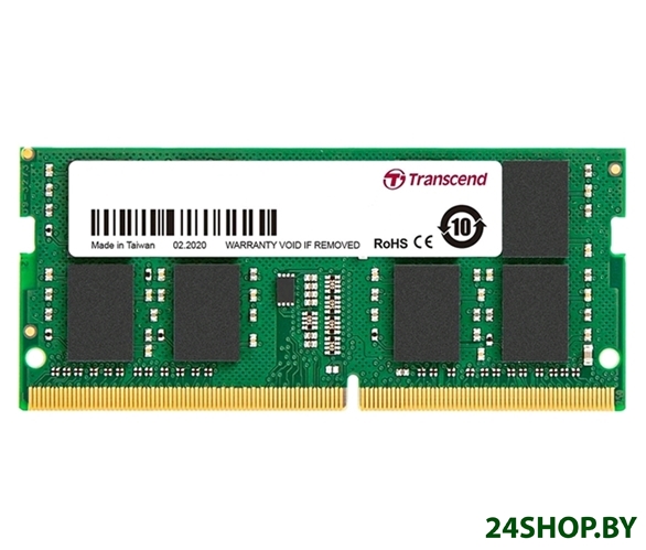 Оперативная память Transcend JetRam 8GB DDR4 SODIMM PC4-25600 JM3200HSG-8G Оперативная память Transcend JetRam 8GB DDR4 SODIMM PC4-25600 JM3200HSG-8G