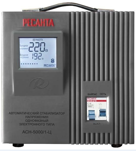 Стабилизатор РЕСАНТА АСН-5000/1-Ц Стабилизатор РЕСАНТА АСН-5000/1-Ц