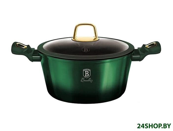 Кастрюля Berlinger Haus Emerald Collection Metallic Line BH-6058 Кастрюля Berlinger Haus Emerald Collection Metallic Line BH-6058