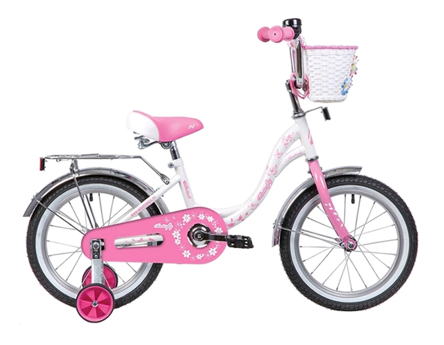 Детский велосипед NOVATRACK 167BUTTERFLY.WPN20 (белый-розовый) Детский велосипед NOVATRACK 167BUTTERFLY.WPN20 (белый-розовый)