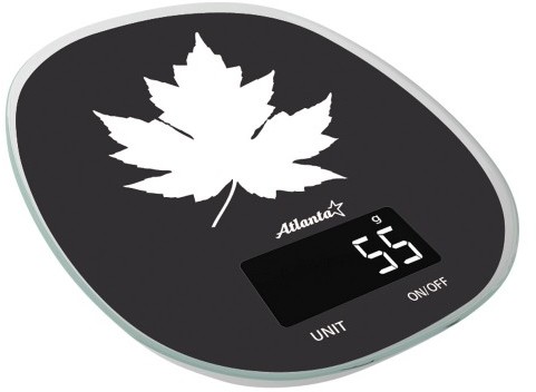 Весы кухонные Atlanta ATH-6209 (черный) Весы кухонные Atlanta ATH-6209 (черный)