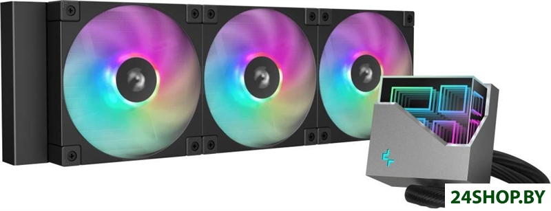 Система жидкостного охлаждения для процессора DeepCool LT360 ARGB R-LT360-BKAMNC-G-1 Система жидкостного охлаждения для процессора DeepCool LT360 ARGB R-LT360-BKAMNC-G-1