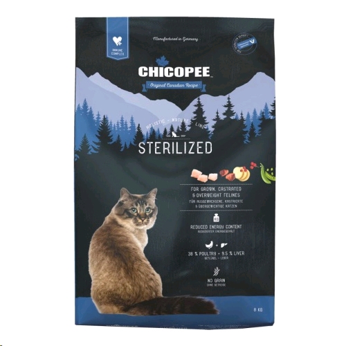 Сухой корм для кошек Chicopee HNL Sterilized (8 кг) Сухой корм для кошек Chicopee HNL Sterilized (8 кг)