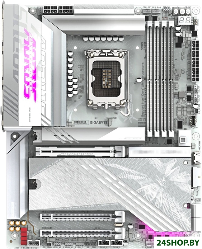 Материнская плата Gigabyte Z890 Aorus Elite X Ice Материнская плата Gigabyte Z890 Aorus Elite X Ice