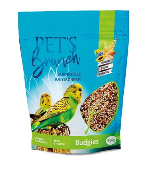 Корм сухой для птиц Pet's Brunch Рацион для волнистых попугайчиков (500 г) Корм сухой для птиц Pet's Brunch Рацион для волнистых попугайчиков (500 г)