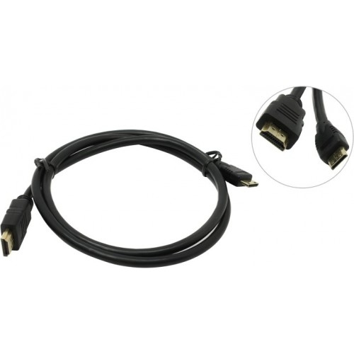 Кабель ExeGate HDMI - mini HDMI 1м (EX257910RUS) Кабель ExeGate HDMI - mini HDMI 1м (EX257910RUS)