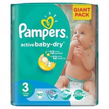 Подгузники Pampers Active Baby-Dry 3 (4-9 кг) 90 шт Подгузники Pampers Active Baby-Dry 3 (4-9 кг) 90 шт