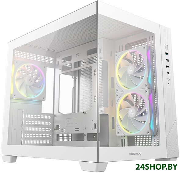 Корпус DeepCool CG330 3F WH R-CG330-WHNGM3-G Корпус DeepCool CG330 3F WH R-CG330-WHNGM3-G