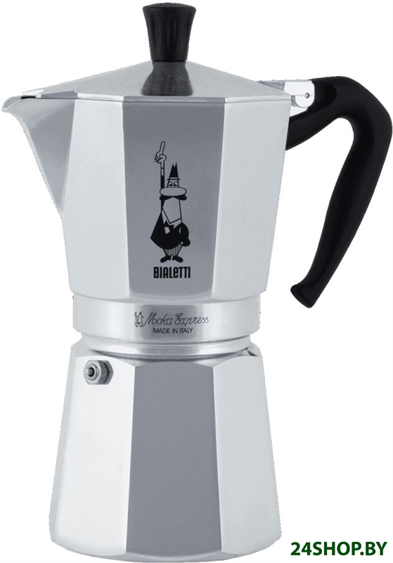 Гейзерная кофеварка Bialetti Moka Express (12 порций) Гейзерная кофеварка Bialetti Moka Express (12 порций)