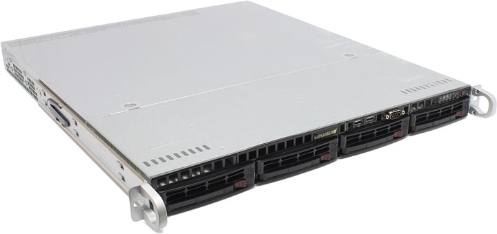 Корпус SuperMicro CSE-813MTQ-350CB 1U Корпус SuperMicro CSE-813MTQ-350CB 1U