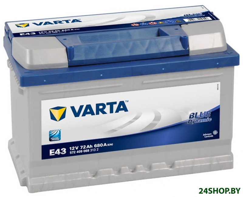 Автомобильный аккумулятор VARTA Blue Dynamic E43 572409068 (72 А/ч) Автомобильный аккумулятор VARTA Blue Dynamic E43 572409068 (72 А/ч)