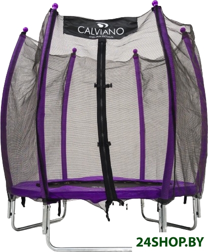 Батут Calviano Outside Master Purple 140 см - 4.5ft (внешняя сетка, складной, без лестницы) Батут Calviano Outside Master Purple 140 см - 4.5ft (внешняя сетка, складной, без лестницы)