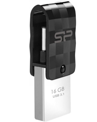USB Flash Silicon-Power Mobile C31 16GB (черный) USB Flash Silicon-Power Mobile C31 16GB (черный)