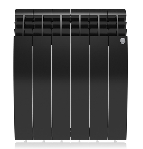 Алюминиевый радиатор Royal Thermo Biliner Alum 500 Noir Sable (4 секции) Алюминиевый радиатор Royal Thermo Biliner Alum 500 Noir Sable (4 секции)