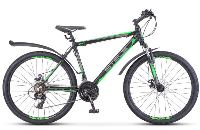Велосипед Stels Navigator 620 MD 26 V010 (2019, черный/зеленый, рама 14) Велосипед Stels Navigator 620 MD 26 V010 (2019, черный/зеленый, рама 14)