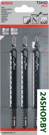 Набор пильных полотен Bosch 2608637944 (3 предмета) Набор пильных полотен Bosch 2608637944 (3 предмета)