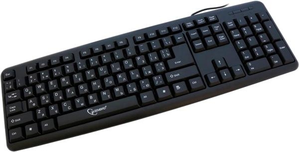 Клавиатура GEMBIRD KB-U-103-RU (черный) Клавиатура GEMBIRD KB-U-103-RU (черный)